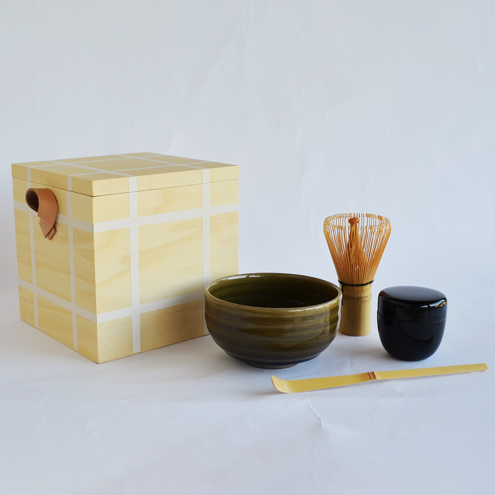 Ippukubox -イップクボックス- (ホワイト)×茶碗(緑)
